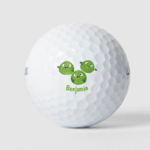 Pelotas De Golf Funny Brussels brota personalizado de verduras
