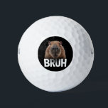 Pelotas De Golf Funny Capybara Bruh<br><div class="desc">Funny Capybara Bruh</div>