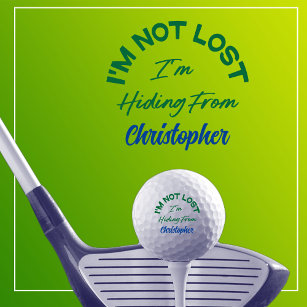 Pelotas De Golf Funny de nombre personalizado