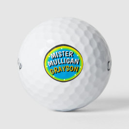 Pelotas De Golf Funny Golf Ball Mister Mulligan