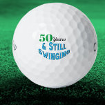 Pelotas De Golf Funny Golf Balls 50 cumpleaños<br><div class="desc">Celebra la alegría de cumplir 50 años con nuestra edición de cumpleaños número 40 de las Bolas de Golf Funny. Este regalo único es perfecto para el golfista en su vida que está alcanzando un hito importante. Con un toque de humor y un guiño a los años de experiencia, estas...</div>