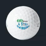 Pelotas De Golf Funny Golf Balls 60 cumpleaños<br><div class="desc">Celebra el 70 cumpleaños de un golfista con estilo con la edición de cumpleaños 70 de Funny Golf Balls. Estas pelotas de golf hacen un regalo divertido y único para cualquier aficionado al golf que llegue a esta edad de hitos. Con la divertida inscripción "¡70 años y todavía balancín!" estas...</div>