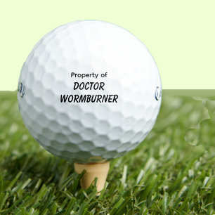 Pelotas De Golf Funny Golf Gift Chiste Wormburner