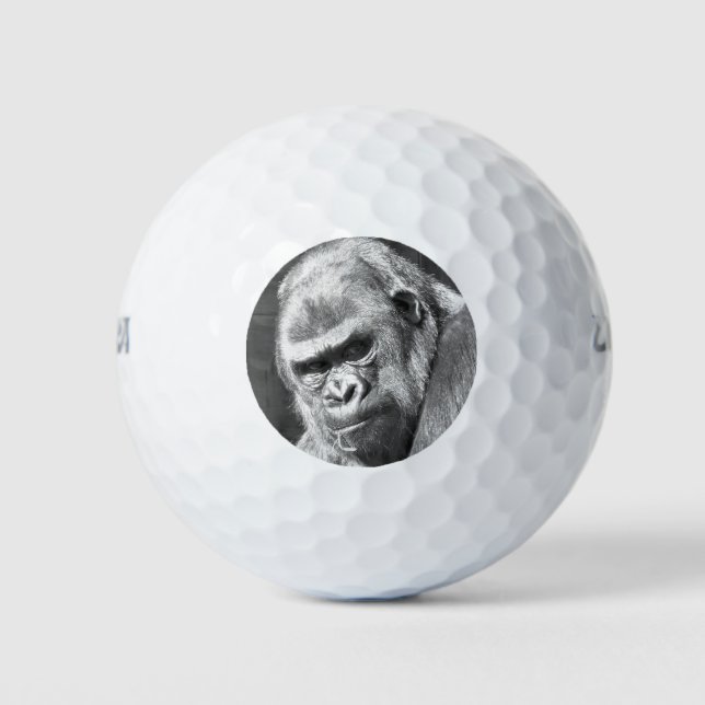 PELOTAS DE GOLF FUNNY GORILLA (Anverso)