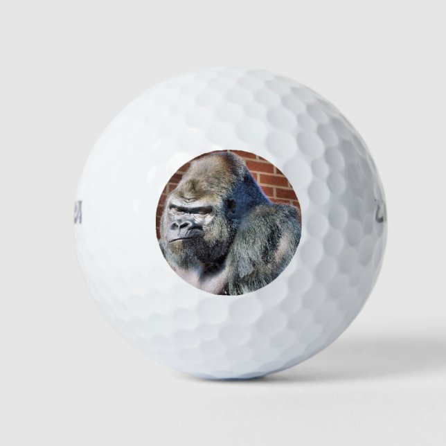 PELOTAS DE GOLF FUNNY GORILLA (Anverso)