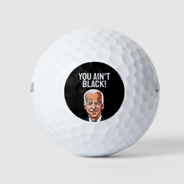 PELOTAS DE GOLF FUNNY JOE BIDEN PARA DAD GOLF BALLS (Anverso)