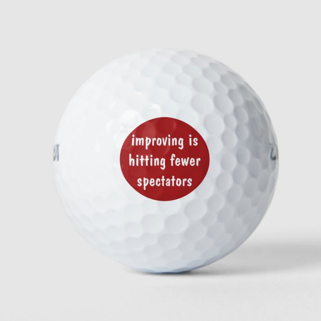 Pelotas De Golf Funny Mens Golf Balls (Anverso)