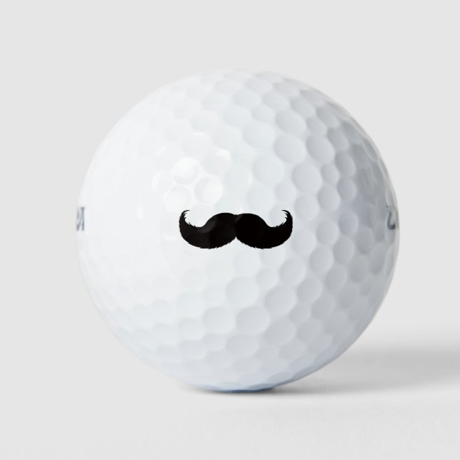 Pelotas De Golf Funny Mustache (Anverso)