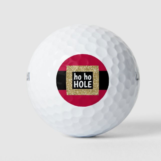 Pelotas De Golf Funny Novedad Golf Ball Navidades Ho Hole (Anverso)