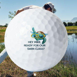 Pelotas De Golf Funny Novedad Water Hole Nombre