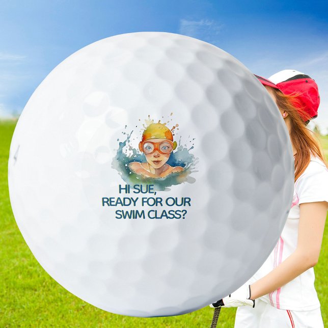 Pelotas De Golf Funny Novedad Water Hole Nombre (Subido por el creador)