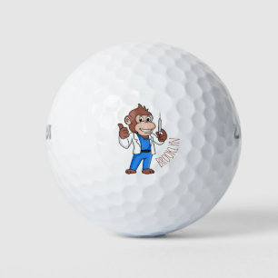 Pelotas De Golf Funny orangutan ape personalizado médica