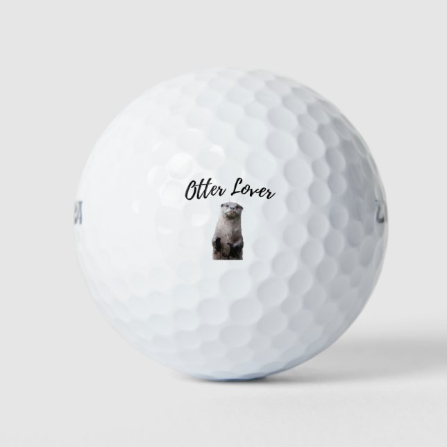 Pelotas De Golf Funny Otter (Anverso)