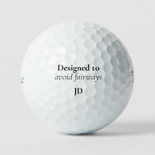 Pelotas De Golf Funny personalizado diseñado para evitar el título
