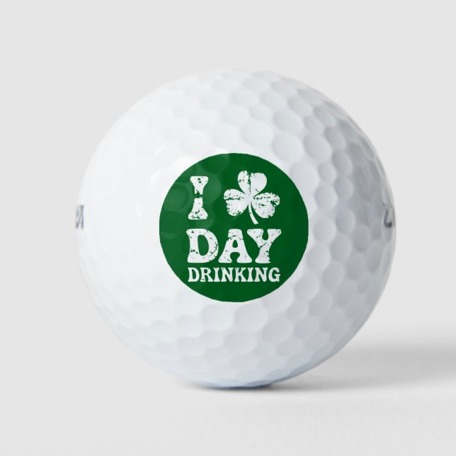 Pelotas De Golf Funny Saint Patricks Day Fiesta St Pats Graciosa B (Anverso)