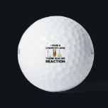 Pelotas De Golf Funny Science lover chemistry chiste<br><div class="desc">Chiste de química científica divertida</div>