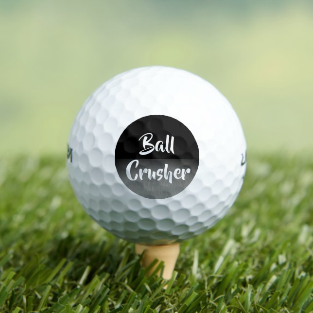 Pelotas De Golf Funny Smack Talk Ball Crusher Guay (Camiseta in situ)