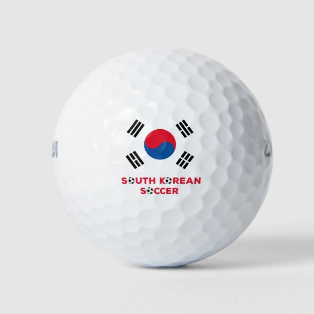 Pelotas De Golf Fútbol surcoreano (Anverso)