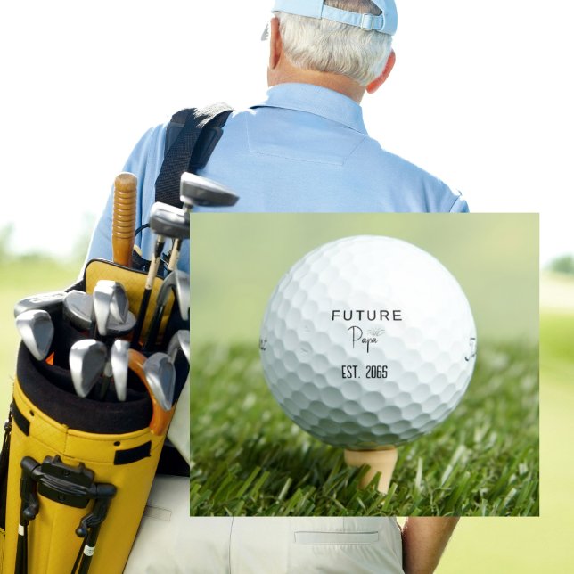 Pelotas De Golf Futuro Invitación de embarazo con bomba de puño de (Subido por el creador)