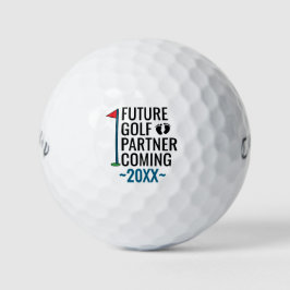 Pelotas De Golf Futuro socio de golf - Invitación de Recién nacido