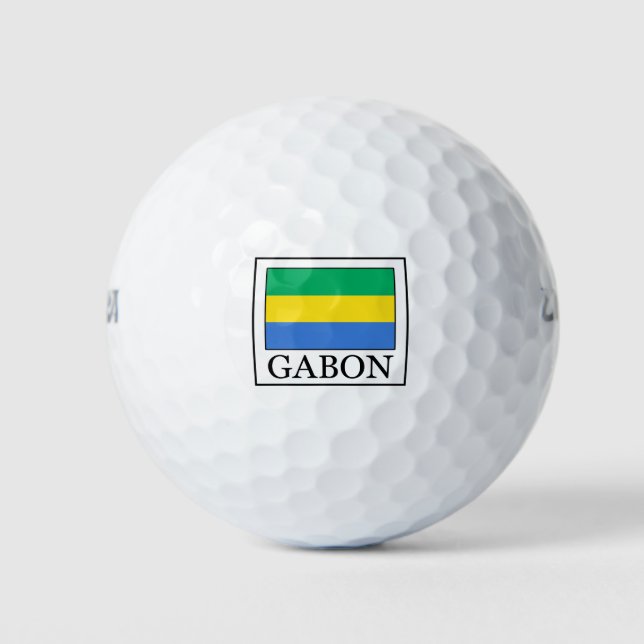 Pelotas De Golf Gabón (Anverso)