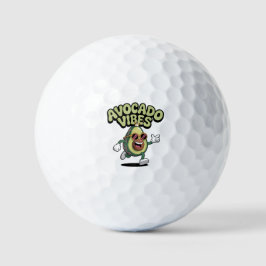 Pelotas De Golf Gafas divertidas aguacate