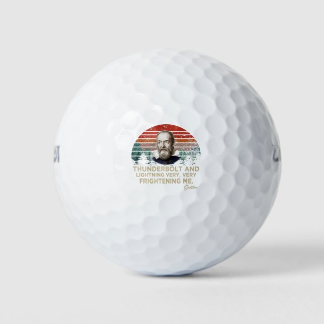 Pelotas De Golf Galileo Galilei (Anverso)