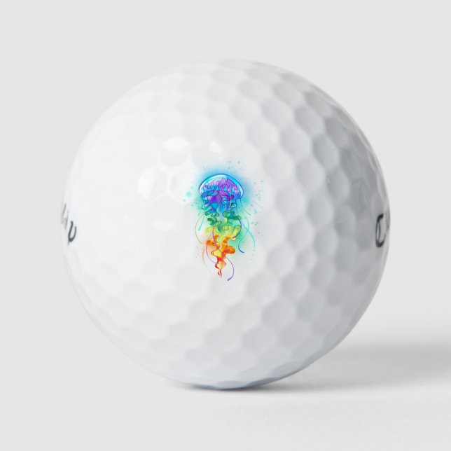 Pelotas De Golf Gallito arcoiris (Anverso)