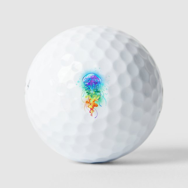 Pelotas De Golf Gallito arcoiris (Anverso)