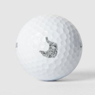 Pelotas De Golf Gastroenterología de la vendimia - regalo gastroen