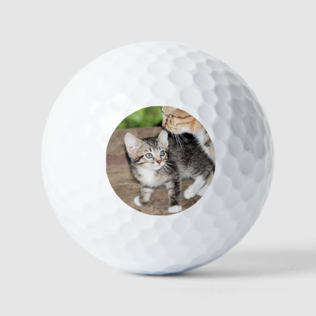 Pelotas De Golf Gatito (Anverso)