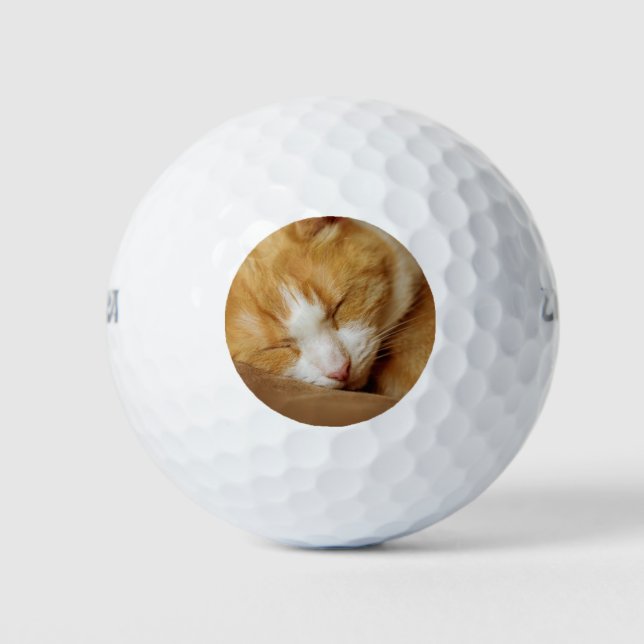 Pelotas De Golf Gatito durmiente (Anverso)