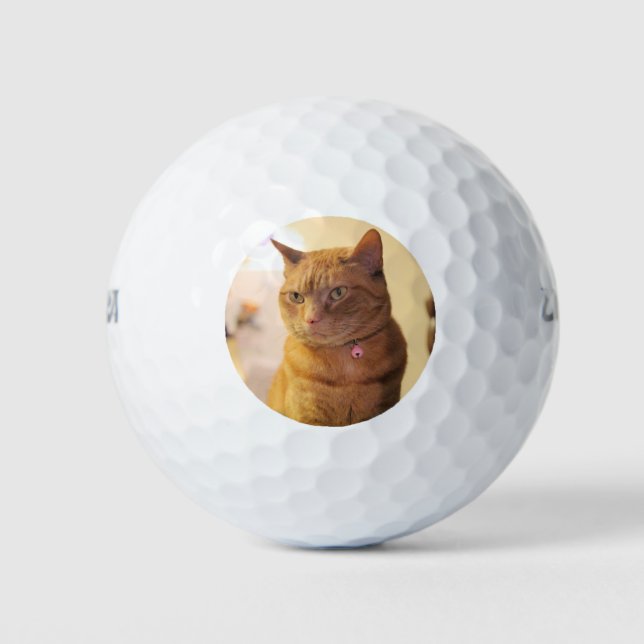 Pelotas De Golf Gato (Anverso)