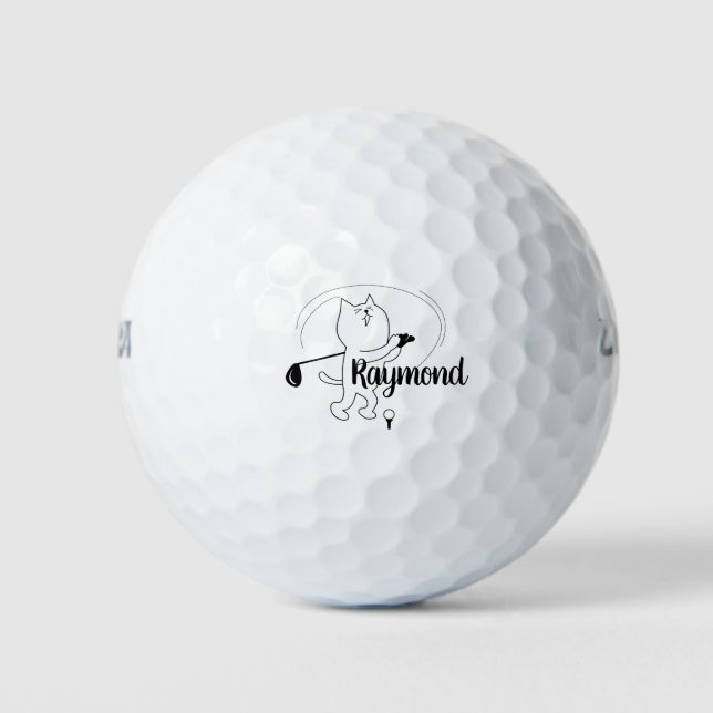 Pelotas De Golf Gato de corte (Anverso)