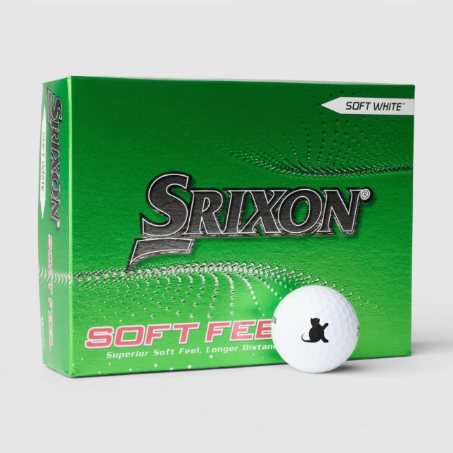 Pelotas De Golf Gato diciendo hola (Embalaje)