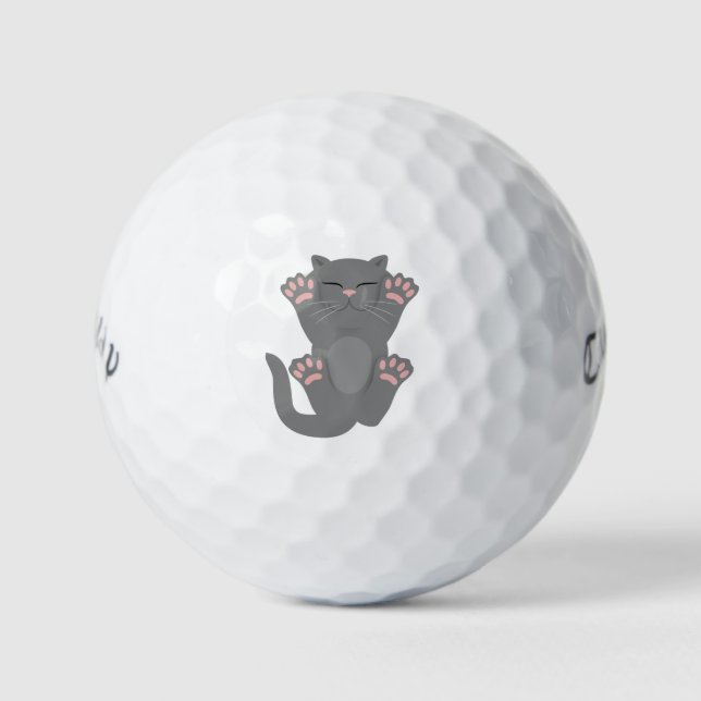 Pelotas De Golf Gato durmiendo (Anverso)