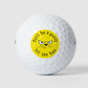 Pelotas De Golf Gato enojado