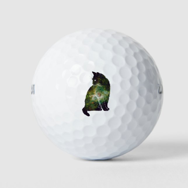 Pelotas De Golf Gato espacial (Anverso)