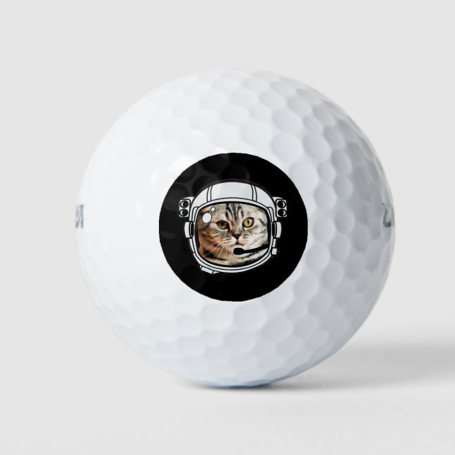 Pelotas De Golf Gato espacial (Anverso)