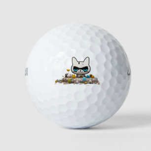 Pelotas De Golf gato monstruo extraño gracioso de Guay