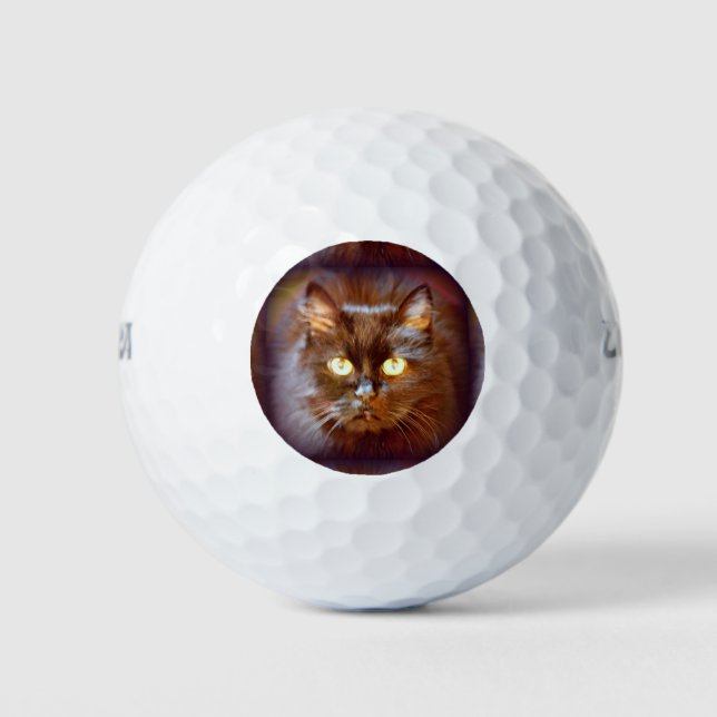 Pelotas De Golf gato negro (Anverso)