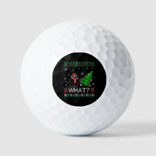 Pelotas De Golf Gato qué gracioso gato negro que presiona el árbol