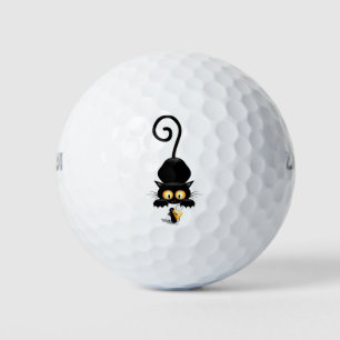 Pelotas De Golf Gato y ratón con personajes de dibujos animados di