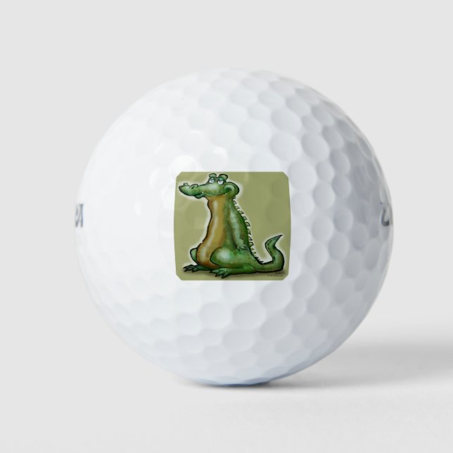 Pelotas De Golf Gator Dude (Anverso)