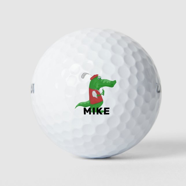 Pelotas De Golf Gator Golfer (Anverso)