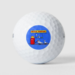 Pelotas De Golf Gaviotas marinas divertidas petrel humor personali