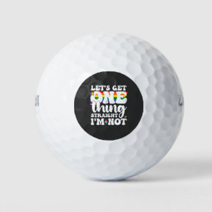 Pelotas De Golf Gay del Orgullo LGBT, tengamos una cosa, yo no