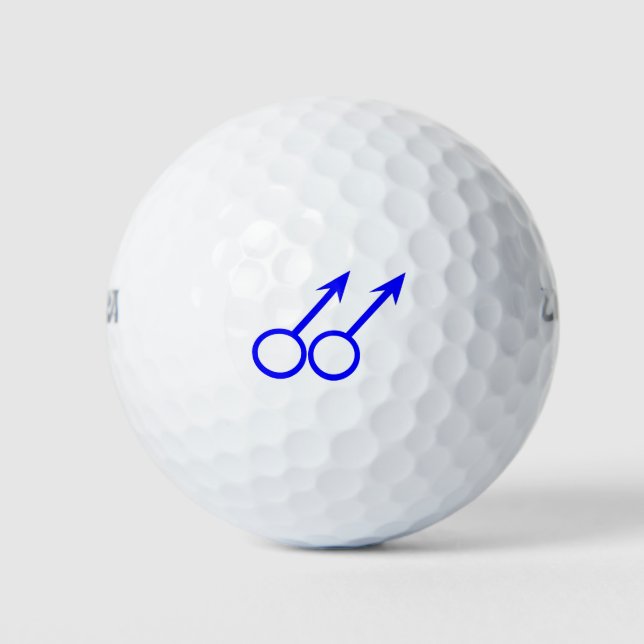 Pelotas De Golf Gay Lovers Golf Ball (Anverso)