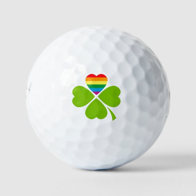 Pelotas De Golf Gay Lucky Clover (Anverso)