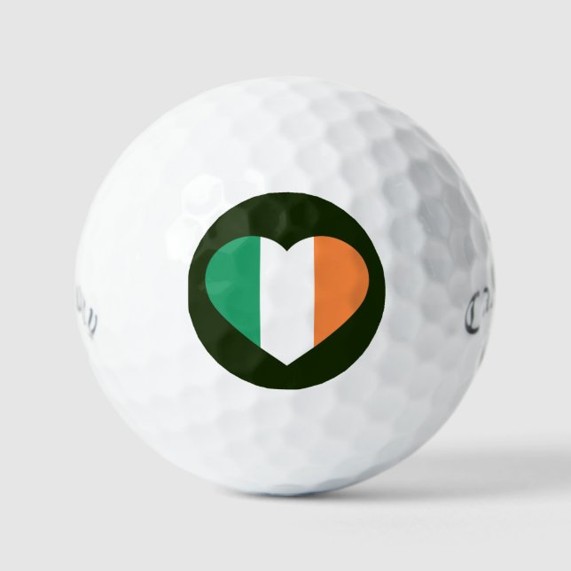 Pelotas De Golf gbcnt de Irish Heartflag (Anverso)